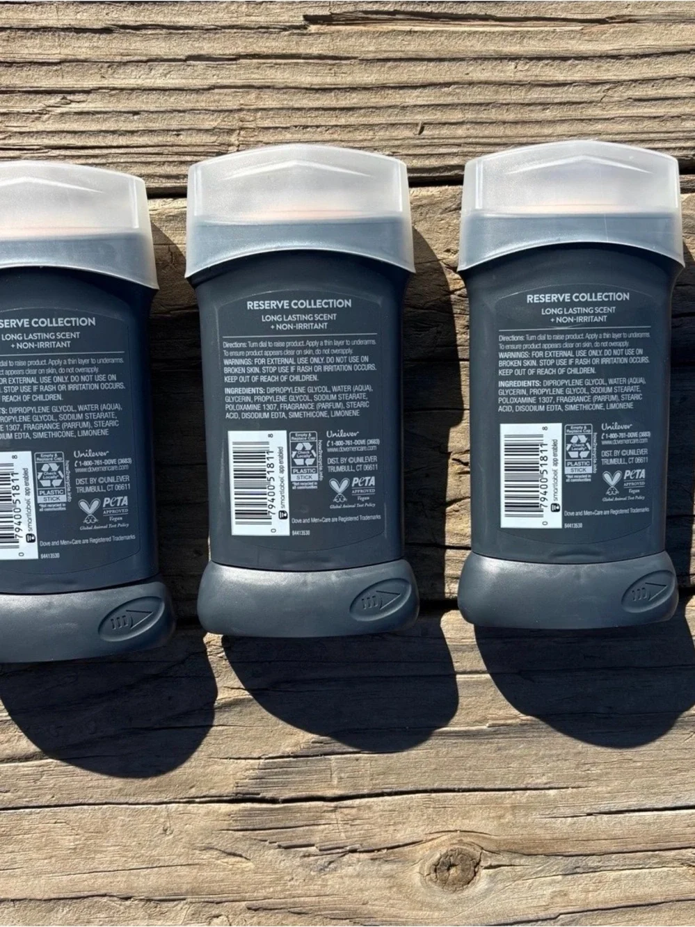 Dove Men+Care Mint Chocolate Martini 72H Deodorant - 3 Pack (RARE)